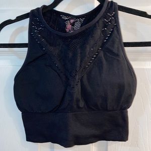 Betsy Johnson crop sport Bra
